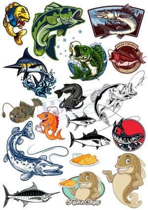 Fish, Vector Con Cá