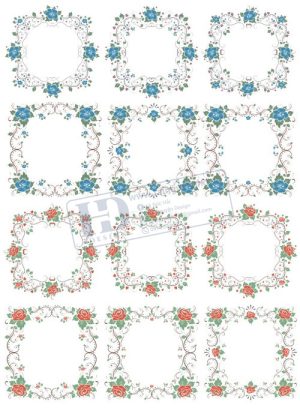 Flower, Frames, Vector Bông Hoa, Vòng Hoa 23
