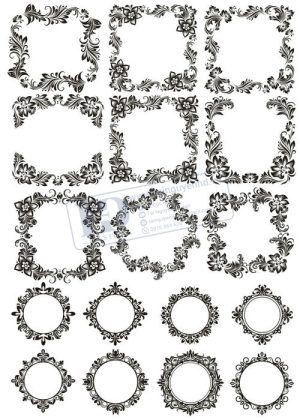 Flower, Frames, Vector Bông Hoa, Vòng Hoa 33