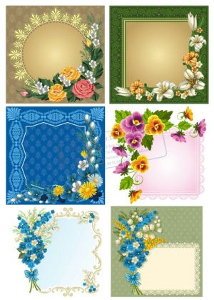 Flower, Frames, Vector Bông Hoa, Vòng Hoa 47