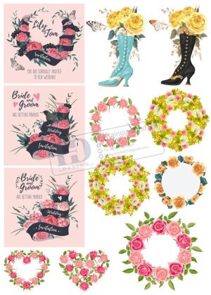 Flower, Frames, Vector Bông Hoa, Vòng Hoa 8