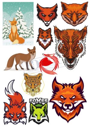 Foxes, Con Cáo, Vector Con Cáo (6)