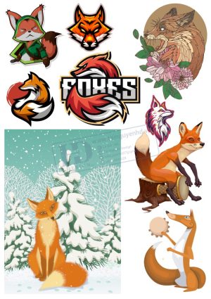 Foxes, Con Cáo, Vector Con Cáo (7)
