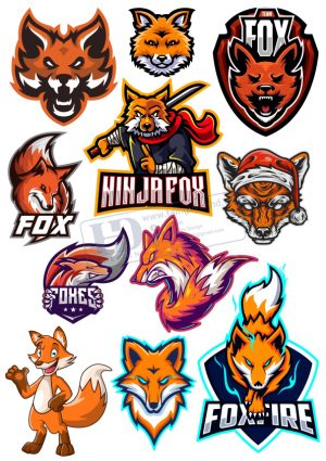 Foxes, Logo Con Cáo