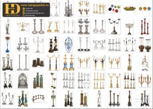 Giá Đỡ Cây Nến, Bộ Sưu Tập Nến Tách Nền 1