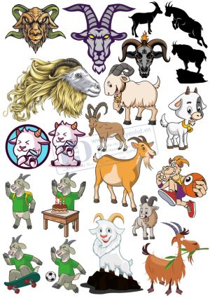 Goat, Con Dê, Vector Con Dê 1 (1)
