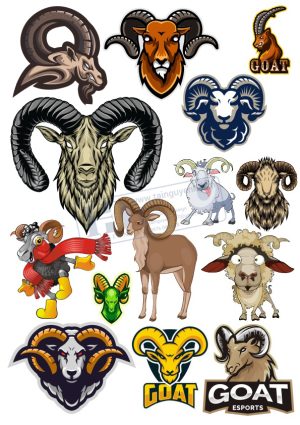 Goat, Con Dê, Vector Con Dê 1 (2)