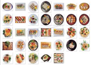 Gỏi Sống, Sushi, Shashimi, Hải Sản PNG 2