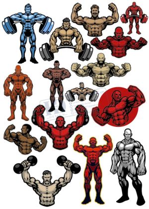 Gym Fitness, Vector Tập Gym 13
