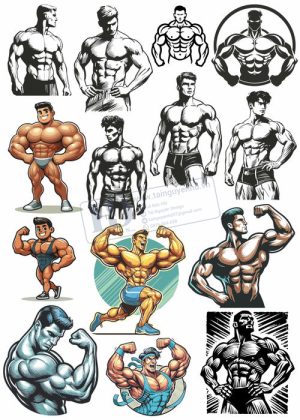 Gym Fitness, Vector Tập Gym 17