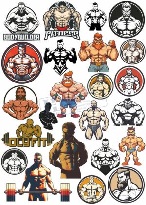 Gym Fitness, Vector Tập Gym 19