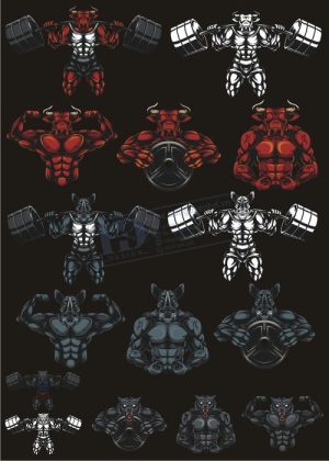 Gym Fitness, Vector Tập Gym 20