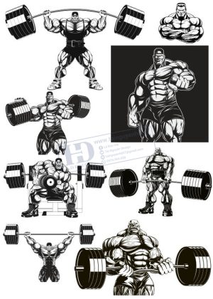 Gym Fitness, Vector Tập Gym 22