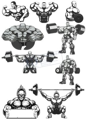 Gym Fitness, Vector Tập Gym 23