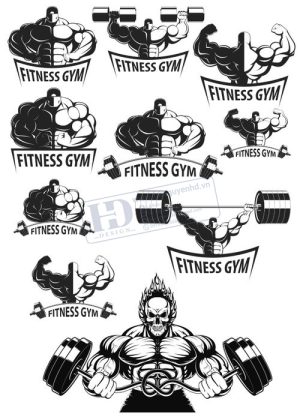 Gym Fitness, Vector Tập Gym 24