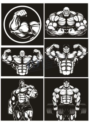 Gym Fitness, Vector Tập Gym 29