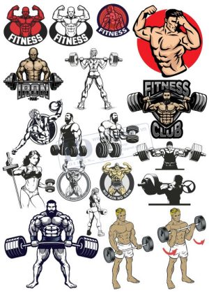 Gym Fitness, Vector Tập Gym 8