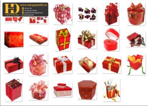 Hộp Quà, Hộp Quà Tặng Tách Nền PNG 1