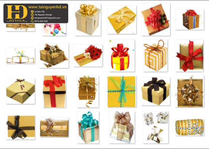 Hộp Quà, Hộp Quà Tặng Tách Nền PNG 4