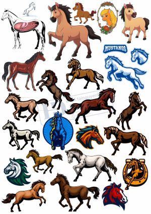Horse, Con Ngựa, Vector Con Ngựa (2)