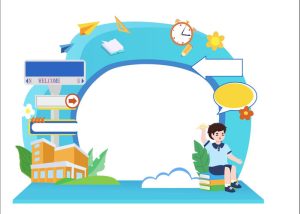 Khung Hình Check-in, Chụp Ảnh Thiếu Nhi, Trường Học (10)