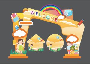 Khung Hình Check-in, Chụp Ảnh Thiếu Nhi, Trường Học (40)