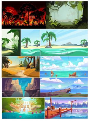 Landscapem, Vector Phong Cảnh, Đồi Núi 10