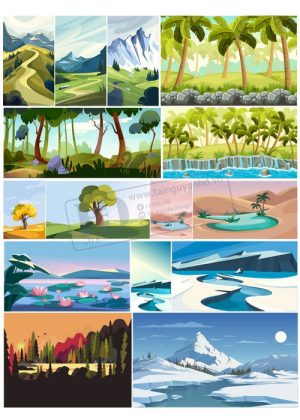 Landscapem, Vector Phong Cảnh, Đồi Núi 12