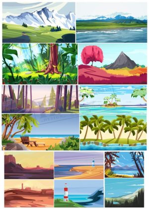 Landscapem, Vector Phong Cảnh, Đồi Núi 15