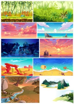 Landscapem, Vector Phong Cảnh, Đồi Núi 18