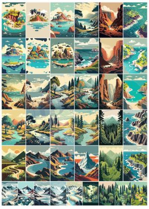 Landscapem, Vector Phong Cảnh, Đồi Núi 2