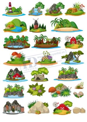 Landscapem, Vector Phong Cảnh, Đồi Núi 24