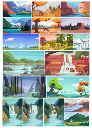 Landscapem, Vector Phong Cảnh, Đồi Núi 28