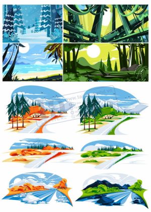 Landscapem, Vector Phong Cảnh, Đồi Núi 4