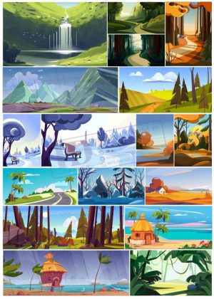 Landscapem, Vector Phong Cảnh, Đồi Núi 8