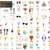 Ly Rượu, Ly Sinh Tố, Nước Ép  PNG 3