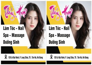 Mẫu Biển Tóc Thúy Huệ, Hair Salon