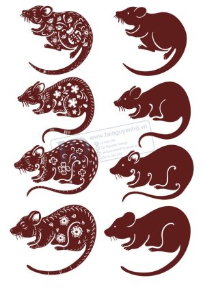 Mouse Cartoon, Vector Con Chuột (4)