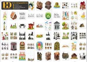 Ngôi Nhà, Túp Lều, Lâu Đài PNG 3