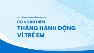 Phông Nền Bộ Nhận Diện Tháng Hành Động Vì Trẻ Em Năm 2026
