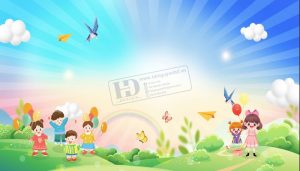 Phông Nền Thiếu Nhi, Maket Mầm Non, Trường Học (15)
