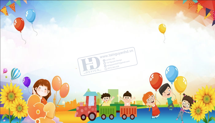 Phông Nền Thiếu Nhi, Maket Mầm Non, Trường Học (19)