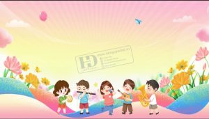 Phông Nền Thiếu Nhi, Maket Mầm Non, Trường Học (27)