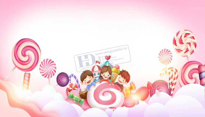 Phông Nền Thiếu Nhi, Maket Mầm Non, Trường Học (84)