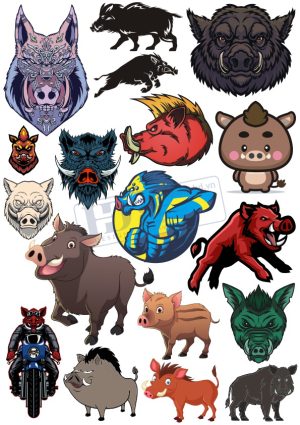 Pig, Con Lợn, Vector Con Lợn (2)