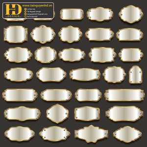 Premium Quality, Vector Logo Huy Hiệu, Gold (19)