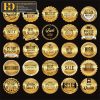 Premium Quality, Vector Logo Huy Hiệu, Gold (29)