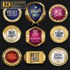 Premium Quality, Vector Logo Huy Hiệu, Gold (31)