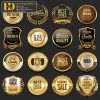 Premium Quality, Vector Logo Huy Hiệu, Gold (44)