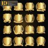 Premium Quality, Vector Logo Huy Hiệu, Gold (9)